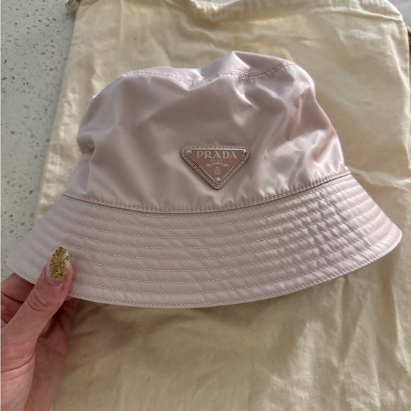 Prada Re-Nylon Bucket Hat Pink - Picture 7 of 10
